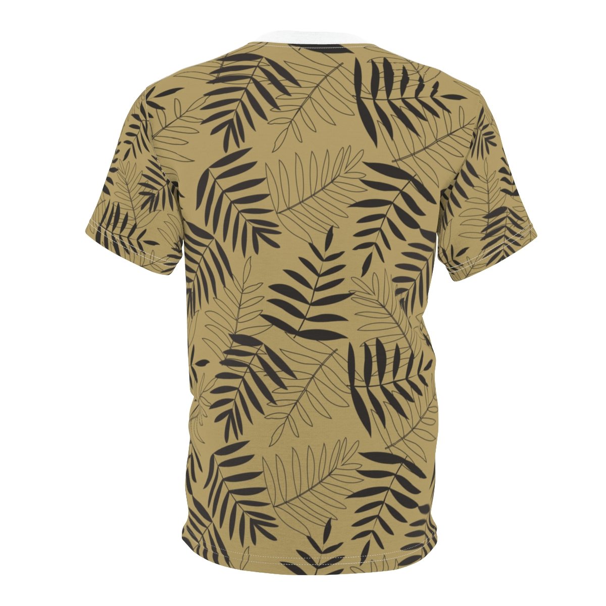 Seamless Floral Autumn Leaves Pattern In Vector Vector Design Images Unisex Cut & Sew Tee (AOP)