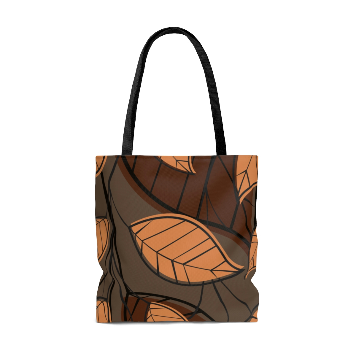 Seamless Floral Autumn Leaves Pattern In Vector Vector Design Images Tote Bag (AOP)