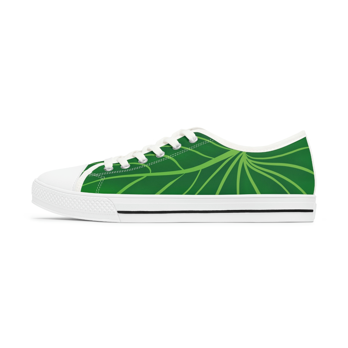 Dark Green Banana Leaves Clipart Transparent PNG Hd Women’s Low Top Sneakers